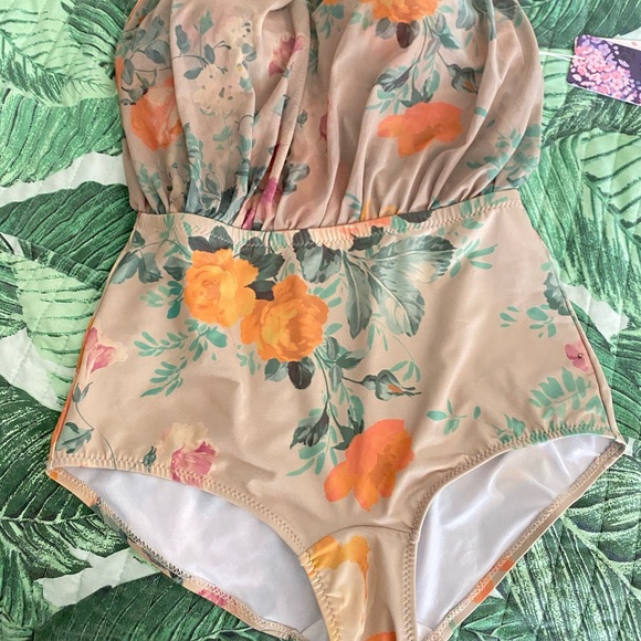 Floral Boho Swimsuit - Picture 2 of 4